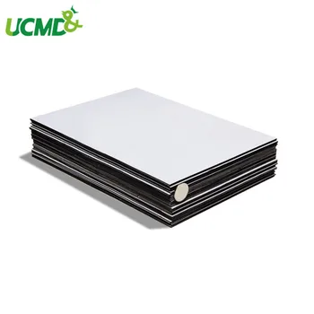 

3pcs/lot A4 Self Adhesive Flexible Fridge Magnetic Sheet For Labels /Ad/Photos /File / Business Card Rubber Magnet board