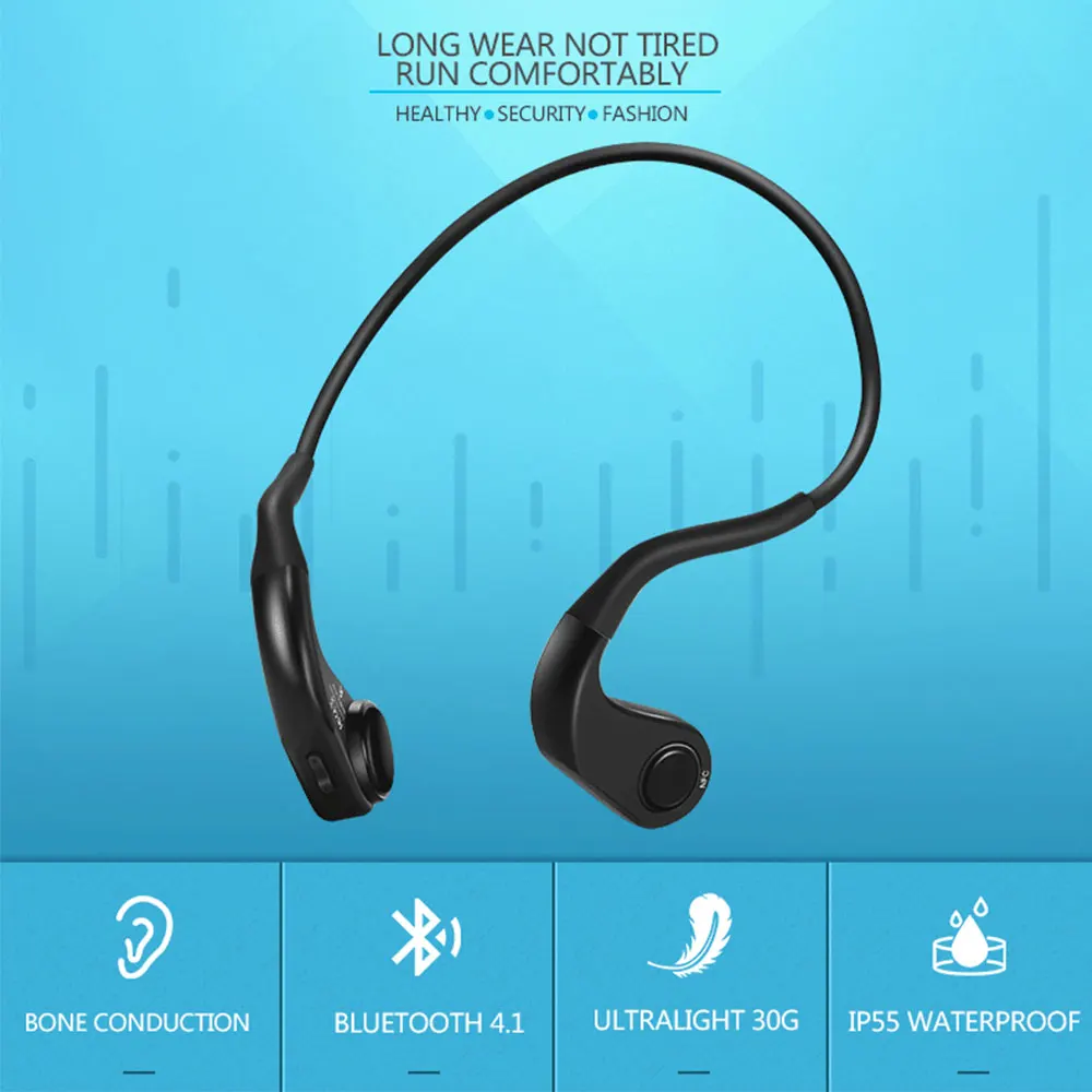 За 72 часа Bluetooth 4,1 S. Носить Z8 беспроводные наушники костной проводимости наушники Спорт на открытом воздухе гарнитура с микрофоном с коробкой