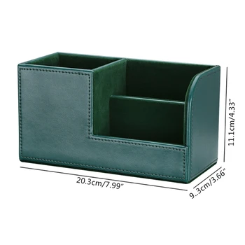 

Multi-function Desk Stationery Organizer Pen Pencil Holder Business Cards Stand