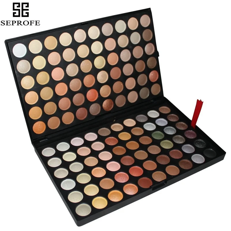 Kaufen 120 farbe Lidschatten Pallete dauerhafte Make Up Lidschatten Wasserdicht Schönheit Matte Mineralien Kosmetik Set Lidschatten Palette 4 #