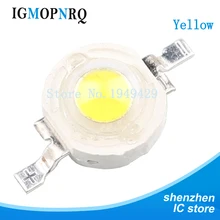 10 шт./лот 3W светодиодный желтый 3,4-3,6 v высокой мощности Светодиодный бисер высокой яркости