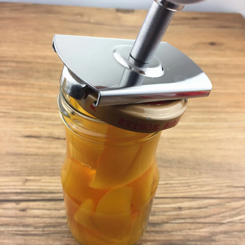 5-10cm Safety Stainless Steel Manual Can Opener High Quality Side Cut Manual Can Openers with Turn Knob Household Kitchen Tools