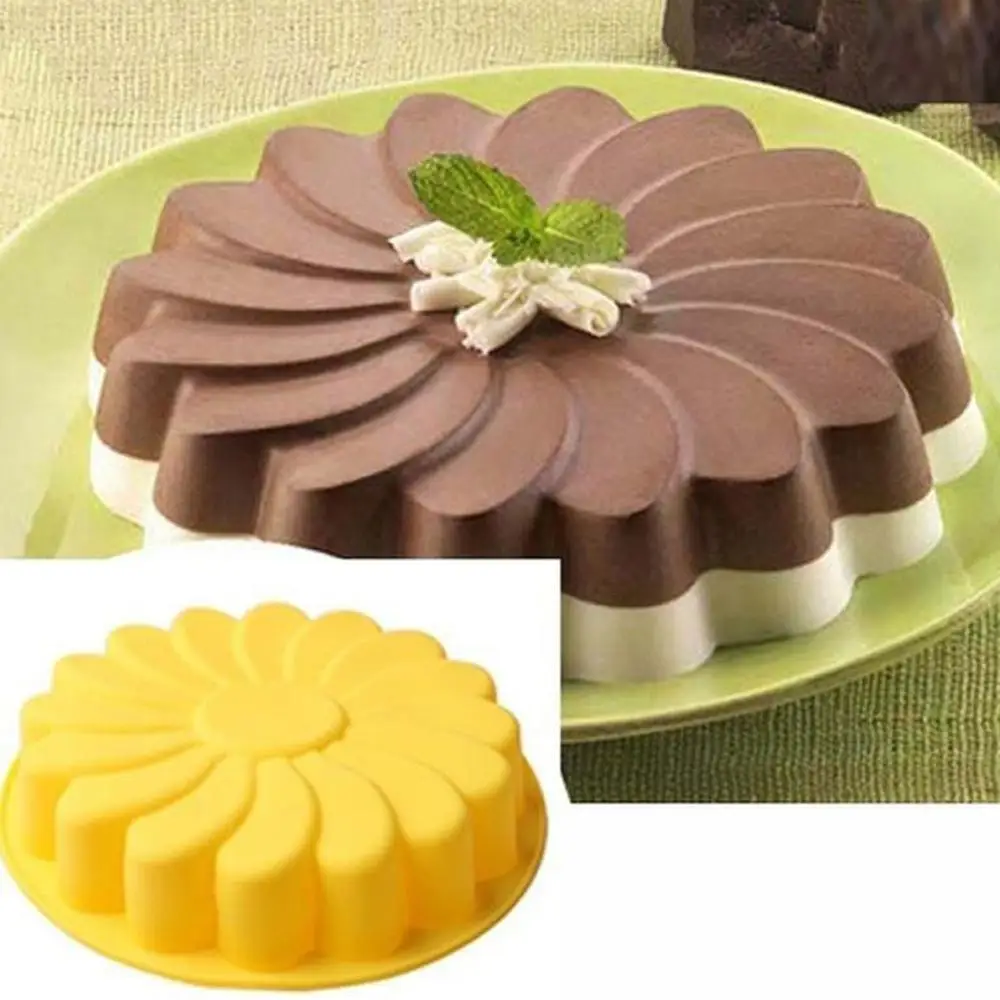 

Cake Mold New Silicone Kitchen Round Bread Cake Chocolate Pizza Mold Dessert Pastry Baking Tray Pan