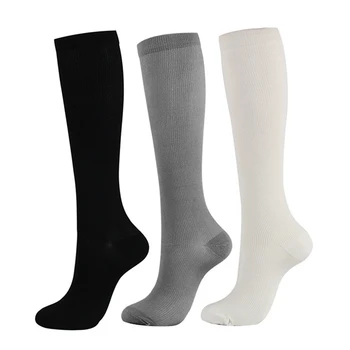 

Unisex Compression Socks Flight Travel Anti-fatigue Knee High Stockings Anti Fatigue Magic Sock High Compression