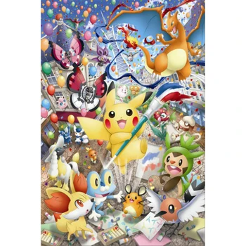 

5D Diy Diamond Painting Cartoon pokemon Cross Stitch Diamond Embroidery Full of Diamonds Painting christmas decorations for home