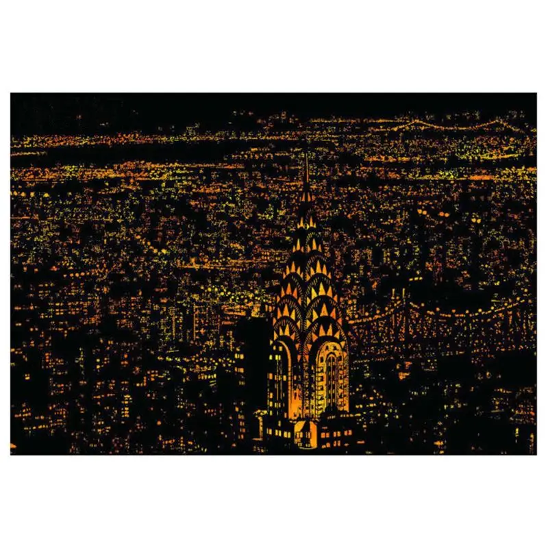 

Creative Color Postcard Scraping Night Scenes Scratching Classical World Fashion City Sign Greeting Cards AXYF