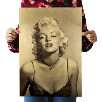 

Classic Monroe Redemption/Nostalgia classic movie/kraft paper/bar poster/Retro Poster/decorative painting 51x35.5cm