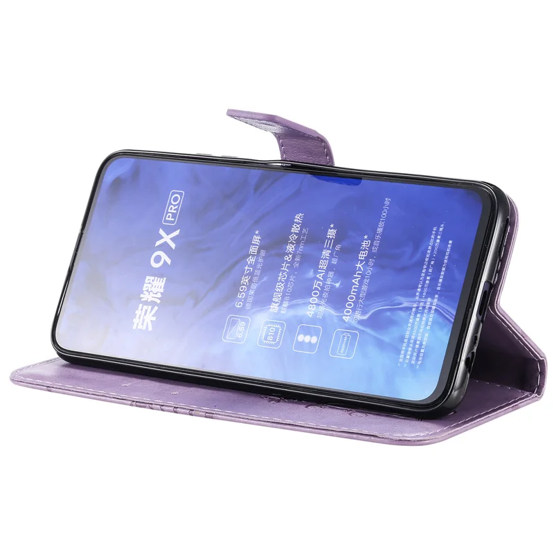 Чехол-бумажник с бабочкой для huawei Honor 9X20 Pro 8A 8X 8C 8S 7A Pro 7C 7 S, кожаный чехол-книжка Honor 10 Lite 9 Lite 10i, чехол