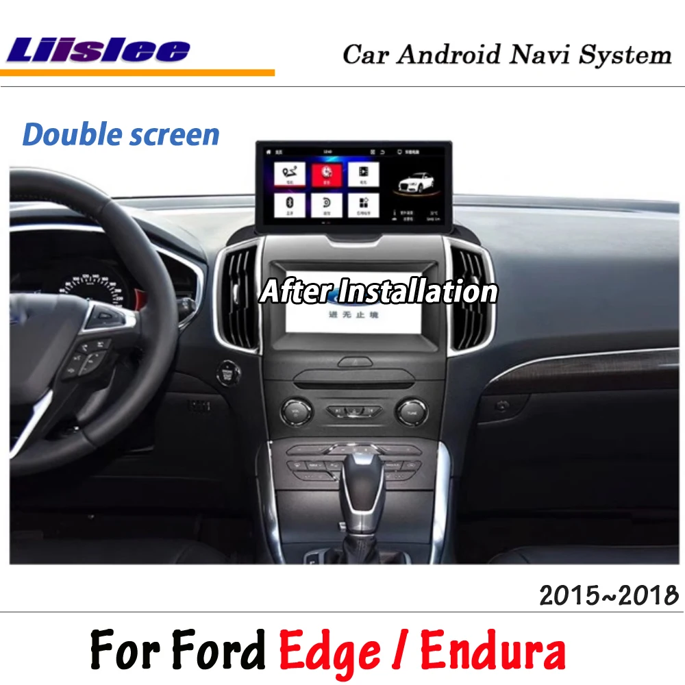 Liislee Android 8,1 для Ford Edge/Endura~ автомобильный стерео экран радио Carplay gps навигация Мультимедийная система DVD плеер