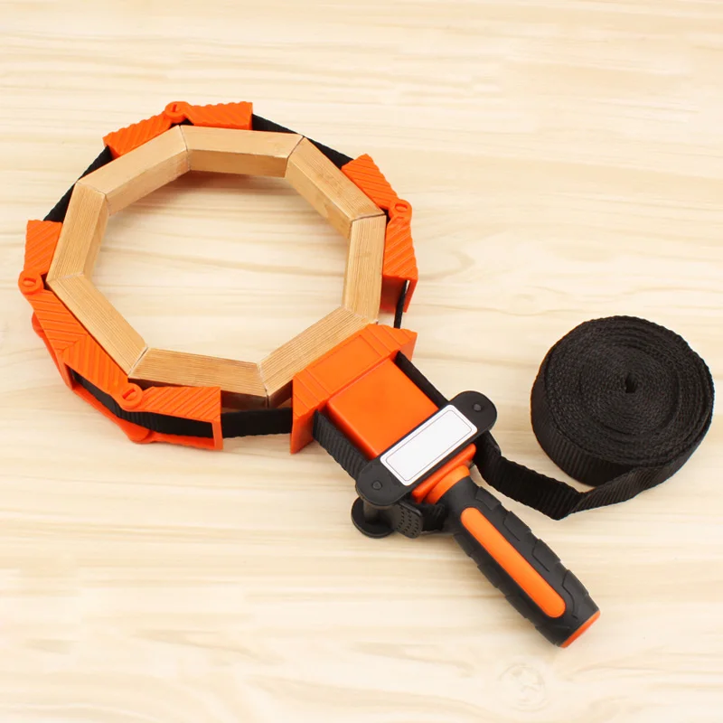 

Multifunction Belt Clamping Woodworking Jigsaw Clamp Nylon Band Clamp Tool Polygon Angle Clamp Binding Clamp Fixture