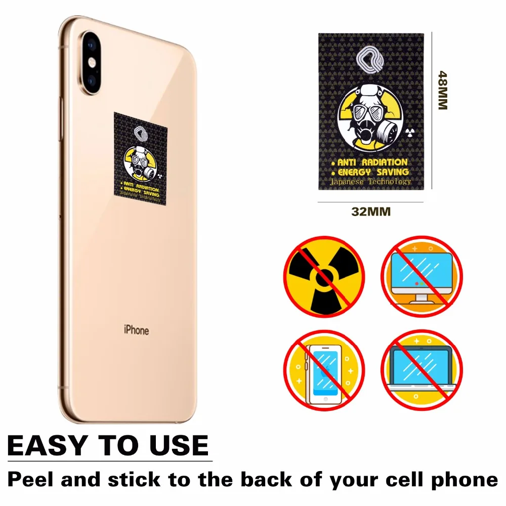 High Ions 3000cc Mask Fuel Saver Sticker Against EMP EMR Anti-radiation For iPod/Cell Phone/computer 10pcs/lot