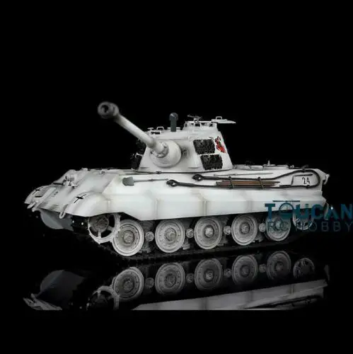Henglong 1/16 6,0 пластик FPV King Tiger rc Танк 3888A 360 револьверная стальная коробка передач TH16197