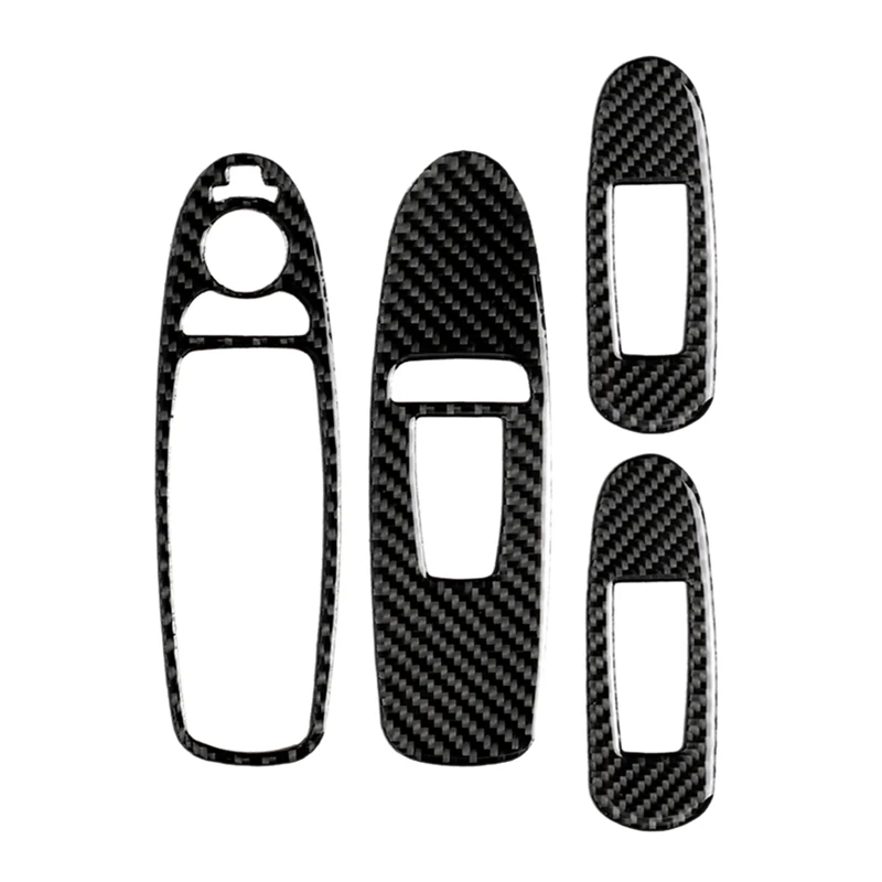 

4Pc for Infiniti Q50 Accessories Carbon Fiber Door Handle Socket Internal Sticker Decoration