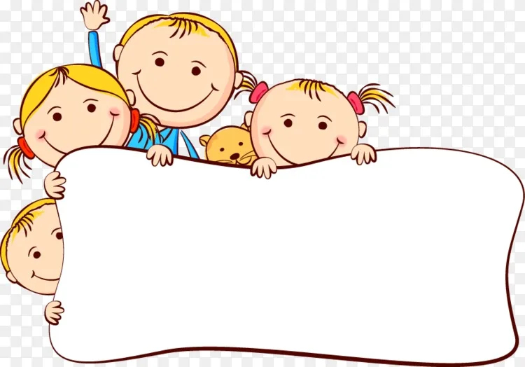 儿童下载-可爱的卡通儿童框架