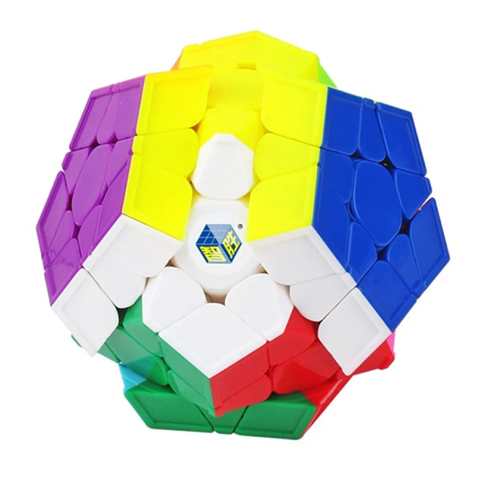 Волшебный кубик V2 Yuxin 3 х3 наклейки без стикеров 3X3 Megaminx слоя скорости