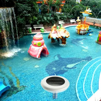 

Outdoor Water Cleaning Spa Solar Powered Pool Ionizer Small Copper Silver Ion