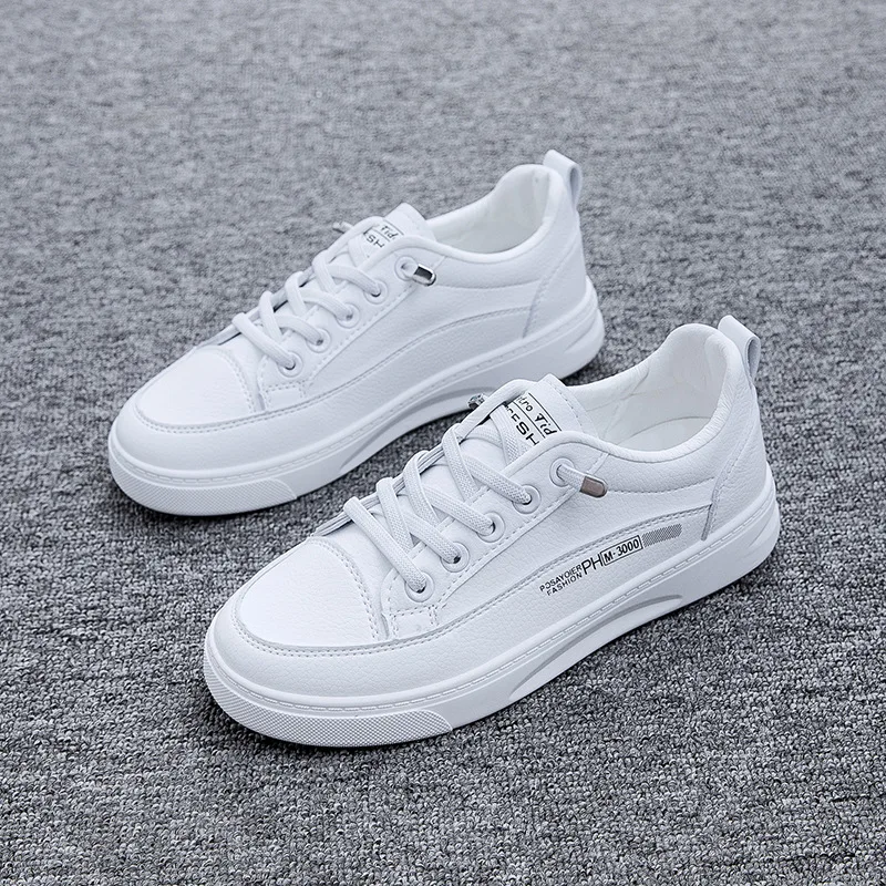 

Summer Women's Vulcanize Shoes Breathable Mesh White Shoes Flats Casual Sneakers Solid Color Fashion Women Casual Shoes