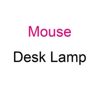 Postmodern Resin Animal Rat Mouse Table Lamp Small Mini Mouse Cute LED Night Lights Home Decor Desk Lights Bedside Lamp 1