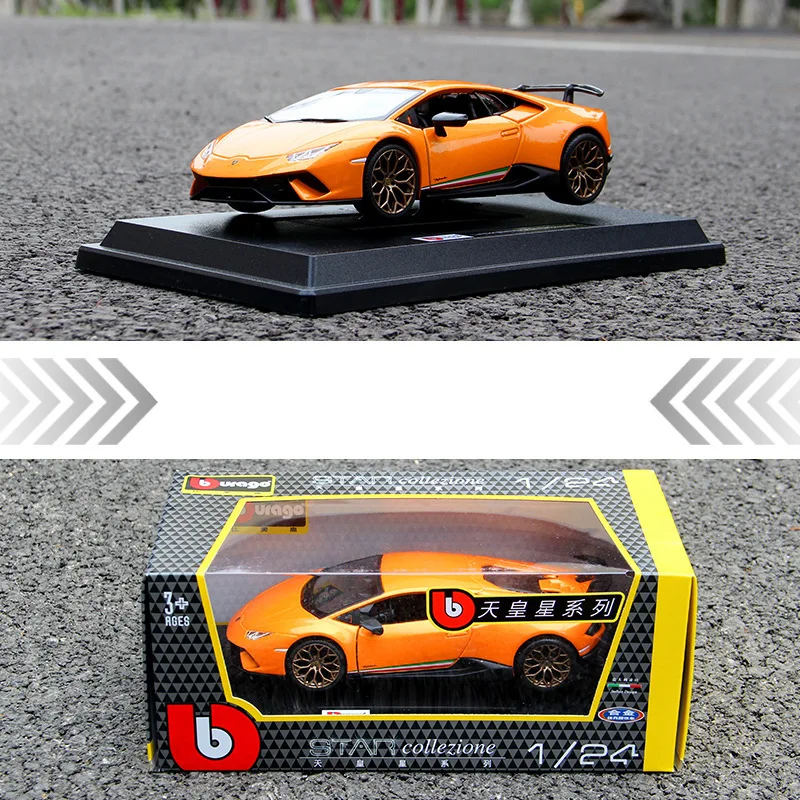 Bburago 1:24 Lamborghini LP670-4 модель автомобиля из сплава Моделирование Украшение автомобиля коллекция Подарочная игрушка