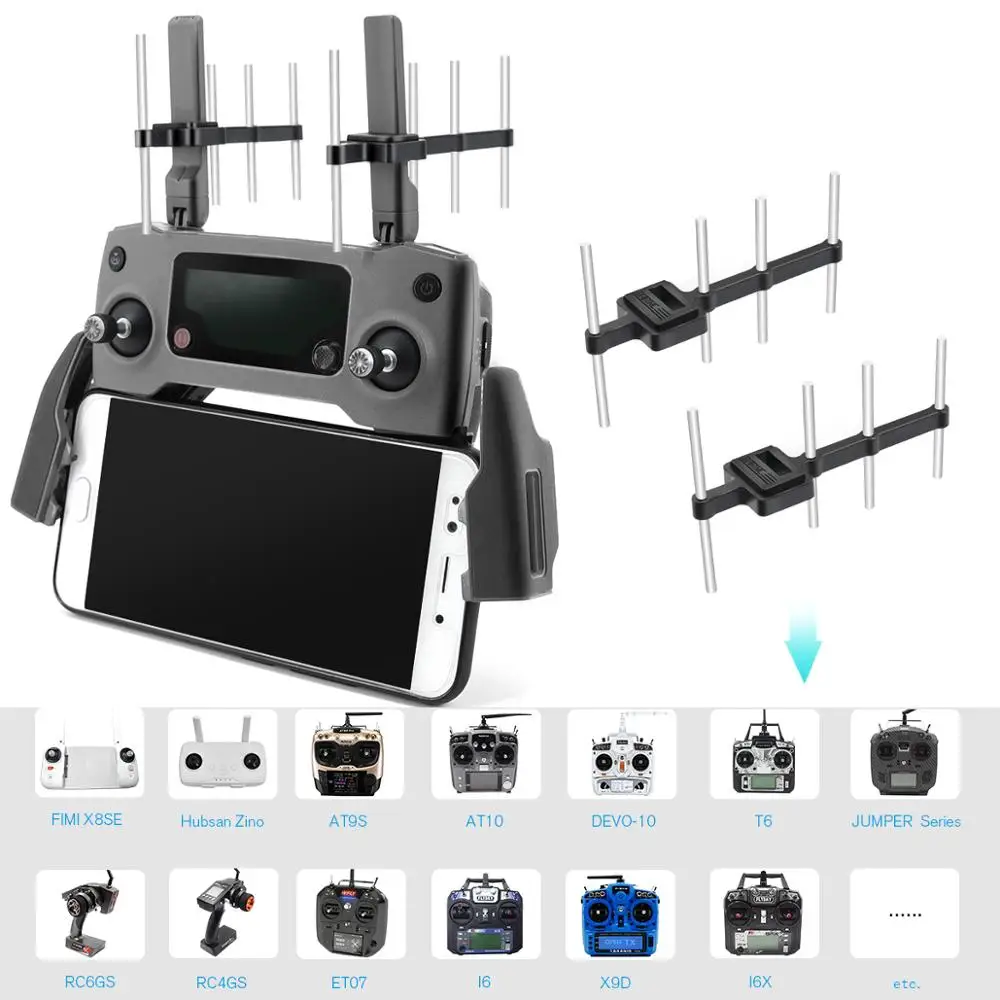 

RC Model Transmitter 2.4Ghz Yagi antenna universal signal booster for AT9S AT10 RC6GS RC4GS FS-I6X Remote Controls