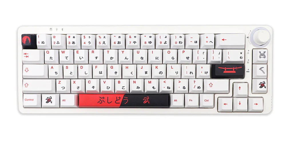 gmk bushido keycap cereja perfil corante subb keycaps compatível cereja teclado mecânico barra de espaço