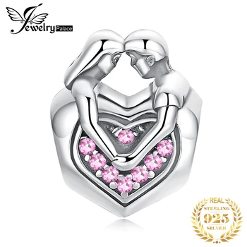

JewelryPalace Faithful Love 925 Sterling Silver Beads Charms Silver 925 Original For Bracelet Silver 925 original Jewelry Making