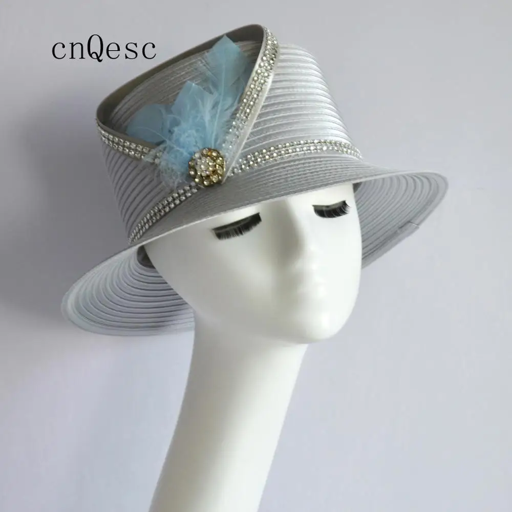 silver ladies hat