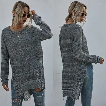 

L Amazon Cross Border Foreign Trade Europe and America Loose Long Sleeve