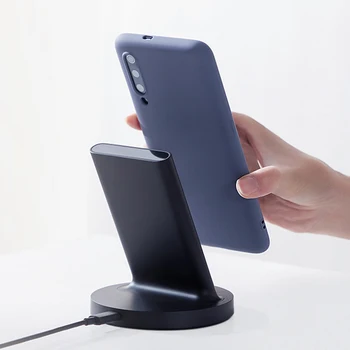 

Xiaomi Wireless Charger 20W Max Vertical Fast Charge Qi Compatible Multiple Safe Stand Horizontal For Mi 9 Pro For Samsung S10