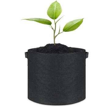 

Black Thickened Plants Growing Bag Vegetable Flower Pot Container DIY Potato Tomato Garden Pot Planting Farm Home Grow Bag