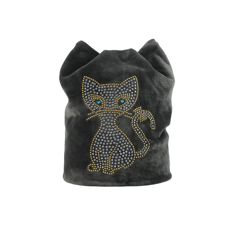 Зимние шапки, модные, одноцветные, для женщин, Skullies Beanie, жемчужная, осенняя шапка для женщин, для девушек, мягкая шапочка, теплая акриловая шапка, Элегантная шляпка