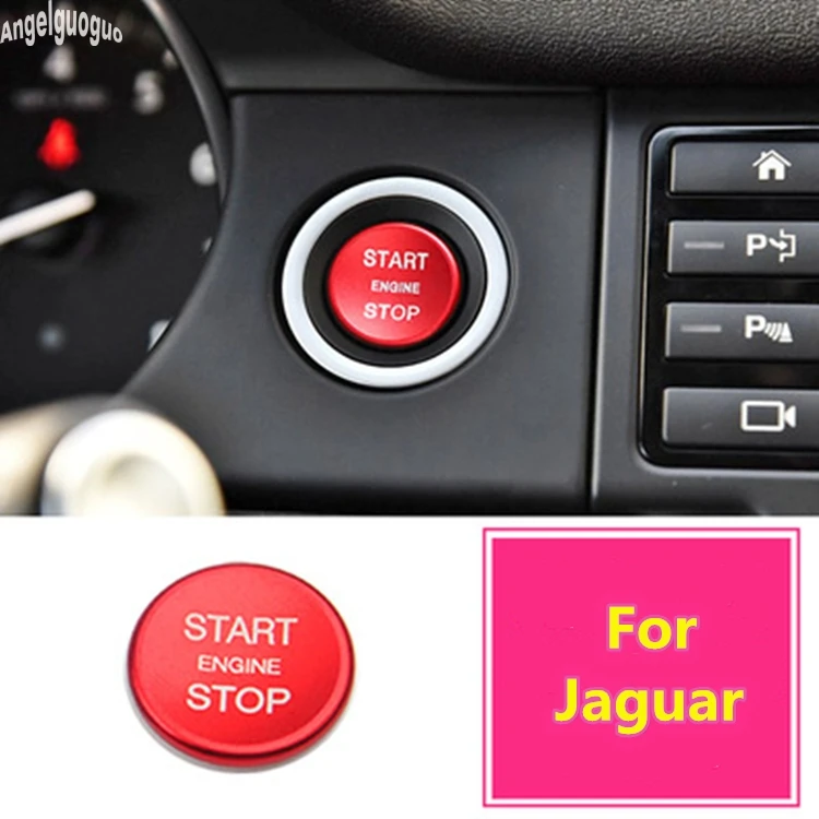 2x Startknopf Start Stop Knopf Abdeckung passt für Jaguar XE XEL XF XFL  F-PACE