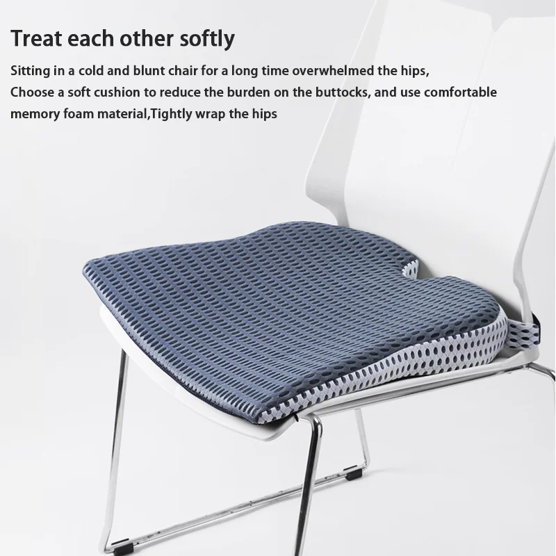 Car Wedge Seat Cushion, For Car Driver Seat Office Chair Wheelchair Memory  Foam Seat Cushion - Temu