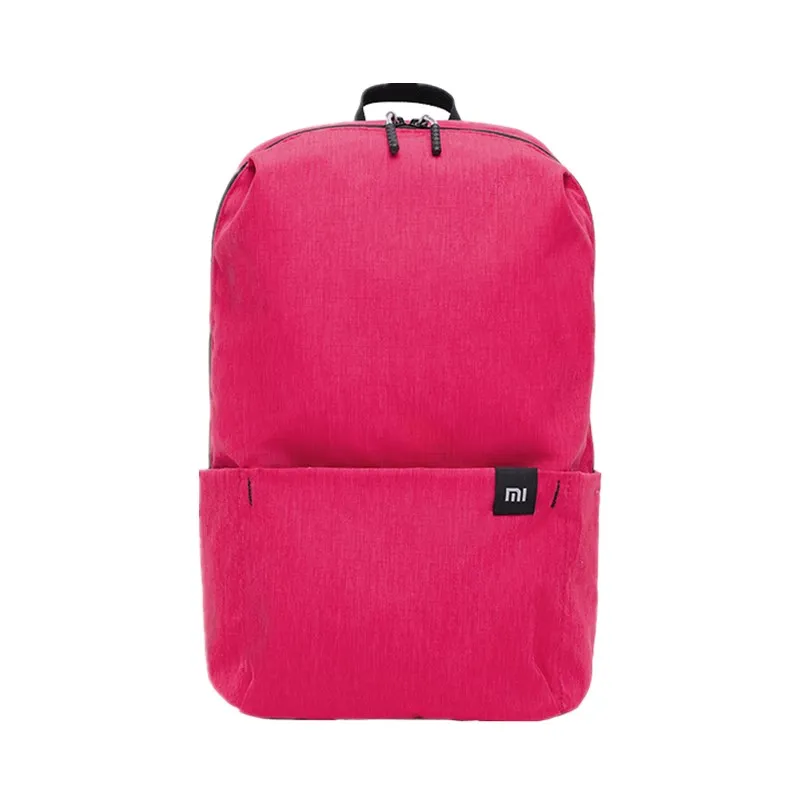 Рюкзак Xiaomi 10L, сумка для спорта и отдыха, нагрудный рюкзак, сумка, светильник, маленький размер, рюкзак унисекс - Цвет: Rose red