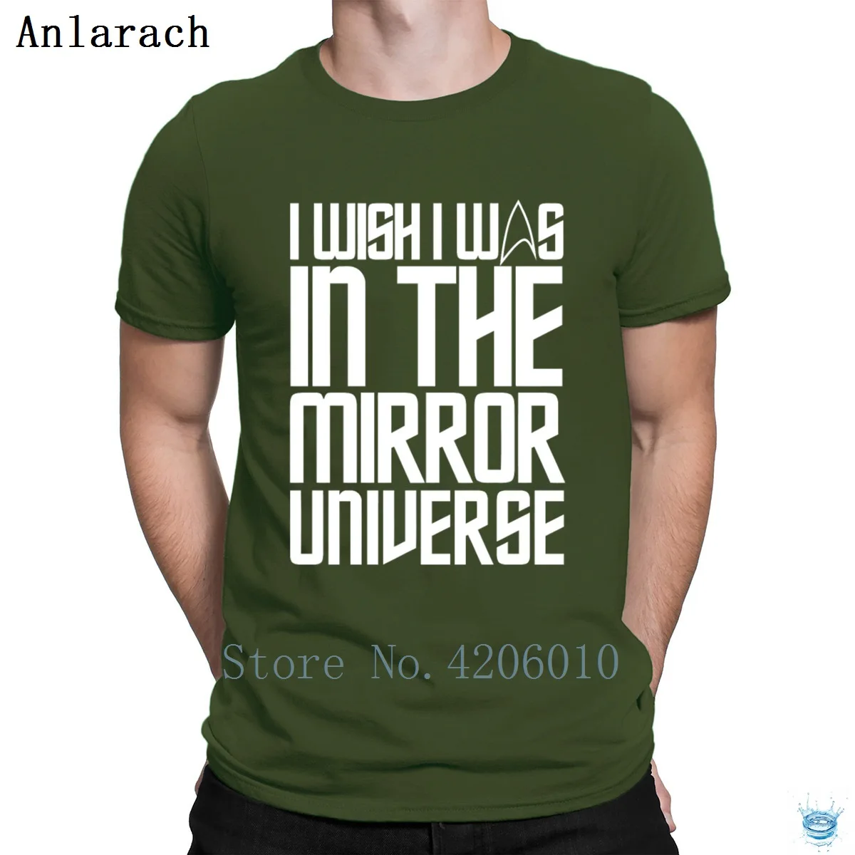 Mirror Universe Wishes T-Shirt Great Graphic Awesome Pictures футболка для мужчин с круглым вырезом и принтом поп-топ летняя футболка Anlarach