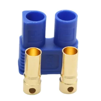 

EC3 10 sets of Aircraft connector plug Male and female banana plug 0ML battery plug connector power connector