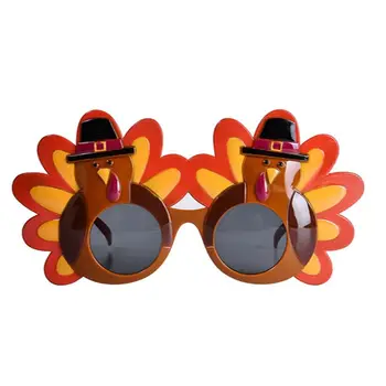 

Creative Turkey Glasses for Happy Thanksgiving Costume Party Glasses H4GD