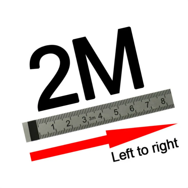 1-3 м направляющая для резки ленты измерения самоклеющиеся метрические весы из нержавеющей стали линейка для t-трека маршрутизатор Настольная пила для работы по дереву инструмент - Цвет: 2M-LTR