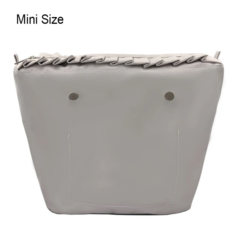 TOP Lace Classic Mini Waterproof Lining Inner Zipper Pocket insert with inner coating For Obag O bag women's bag handbag 