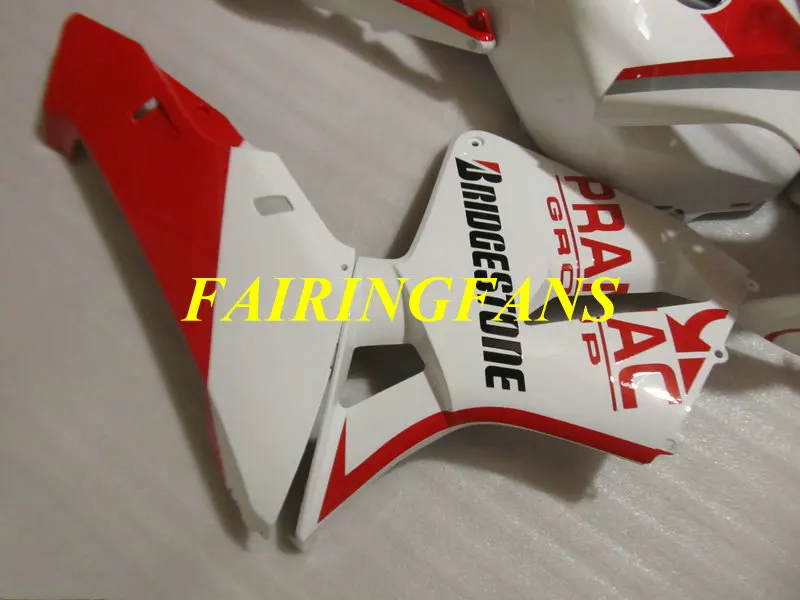 Инжекторный комплект для HONDA CBR600RR F5 03 04 CBR 600 RR CBR 600 RR CBR 600 2003 2004 красные, белые Обтекатели Кузов+ подарки HC56