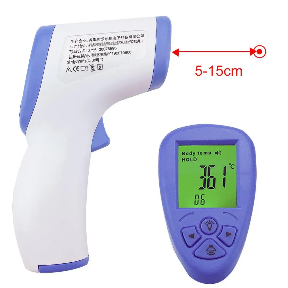 

Home Infrared Baby Forehead Digital Body Thermometer Fever Alert Temperature Gun Outdoor Portable Temperature Meter