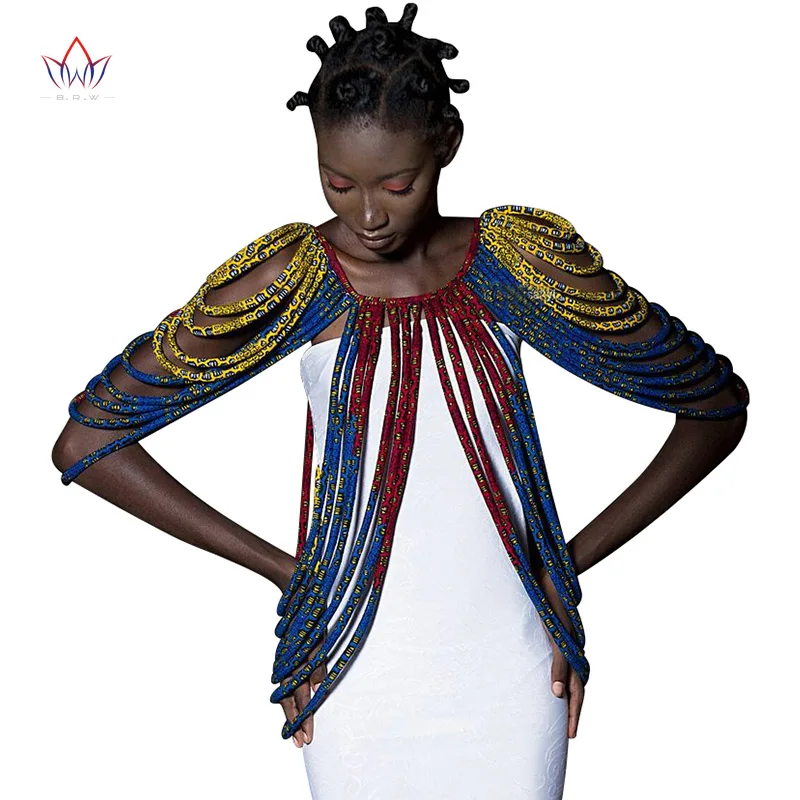 

2019 African Ankara Handmade Strap Necklaces Fashion Accessories Jewelry Gift Afircan Fabric Print Necklace Shawl SP002