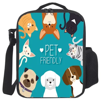 

Pet Friendly Portable Thermal Picnic Shoulder Lunch Bag for Women Office Cooler Box Handbag Pouch