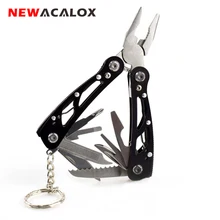 Многофункциональные карманные мини складные плоскогубцы портативные наружные ручные инструменты для резки проволоки Отвертка Нож Пила многофункциональный брелок для выживания