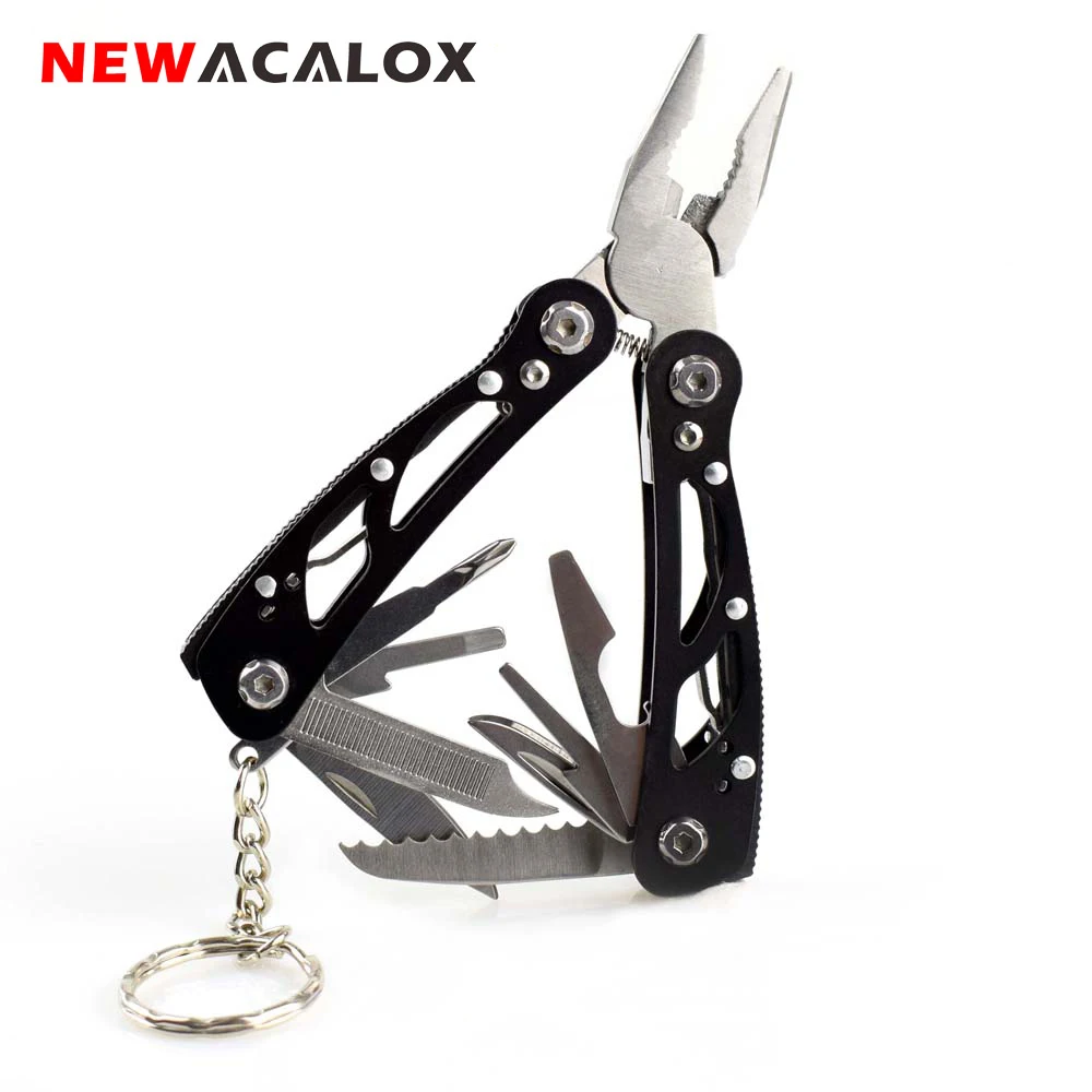 Карманные мини складные плоскогубцы NEWACALOX ручные инструменты для улицы отвертка