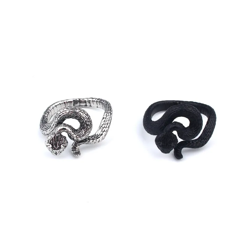 Fashion Vintage Snake Ring Set For Women Charms Joint Rings Design Men Jewelry Accessories Retro Animals Twist Bijoux | Украшения и