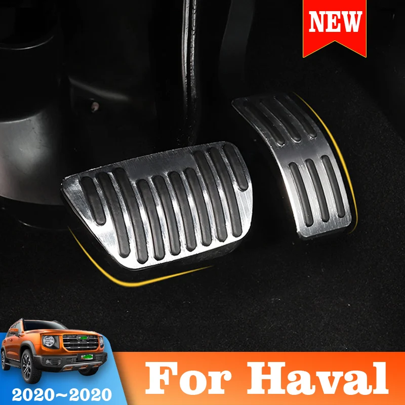 

Car Accelerator Fuel Brake Clutch Foot Rest Pedal Cover Pad For Great Wall Haval 2020 2021 2022 Interior Modification Accessory