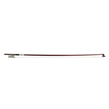 

4/4 Violin Bow Pernambuco Wood Bow Abalone Shell Frog Good Balance for 4/4 Violin Bow