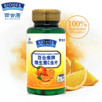 

Vitamin C Chewable Tablet Whitening Brighten Skin Face Skin Care Fade Dark Spots Freckle 100% Natural Ingredients Anti-aging