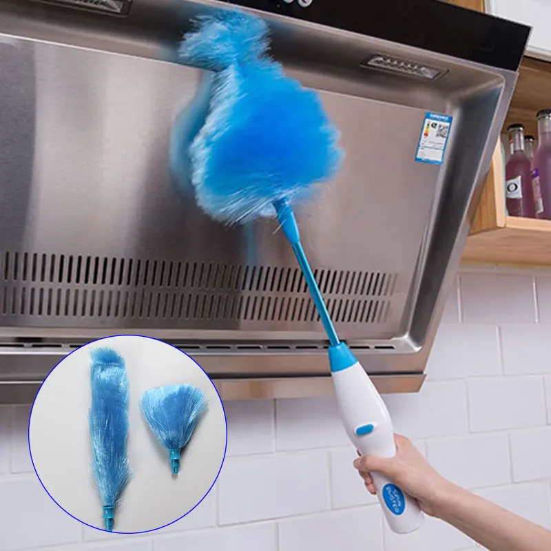

1Set Adjustable Electric Dusters Multifunctional Scalable Practical Furniture Window Feather Duster Creative Cleaning Tools New